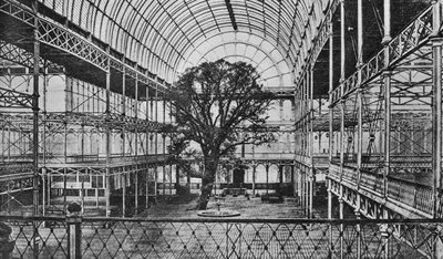 Interior of Crystal Palace by English Photographer